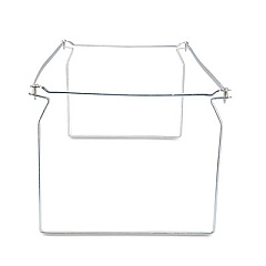 Universal Screw-Together Hanging Folder Frame, Letter Size, 23" to 26.77" Long, Silver, 6/Box (UNV67000)