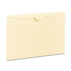 Universal Deluxe Manila File Jackets with Reinforced Tabs, Straight Tab, Legal Size, Manila, 100/Box (UNV73400)