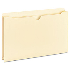 Universal Deluxe Manila File Jackets with Reinforced Tabs, Straight Tab, Legal Size, Manila, 50/Box (UNV73800)
