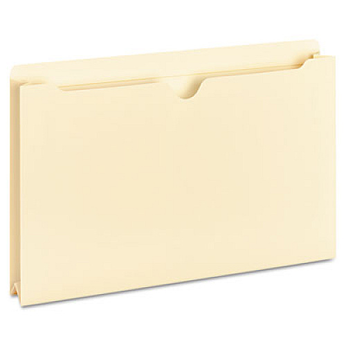 Universal Deluxe Manila File Jackets with Reinforced Tabs, Straight Tab, Legal Size, Manila, 50/Box (UNV73800)