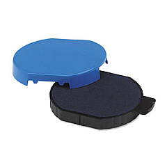 T5415 Professional Replacement Ink Pad for Trodat Custom Self-Inking Stamps, 1.75" Diameter, Blue (P5415BL)