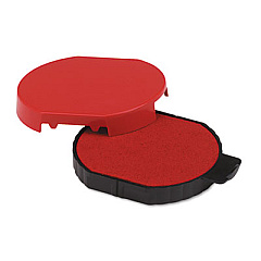T5415 Professional Replacement Ink Pad for Trodat Custom Self-Inking Stamps, 1.75" Diameter, Red (P5415RD)