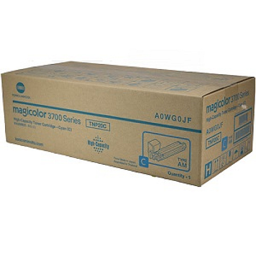 Konica Minolta A0WG0JF Cyan Toner Cartridge