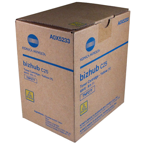Konica Minolta TNP27Y Yellow Toner Cartridge