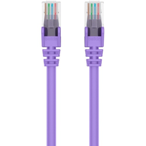 Belkin RJ45 Category 6 Snagless Patch Cable (A3L98012PURS)