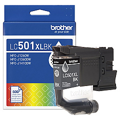 Brother LC501XLBK High Yield Black Ink Cartridge