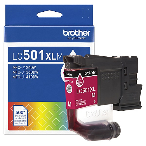 Brother LC501XLM High Yield Magenta Ink Cartridge