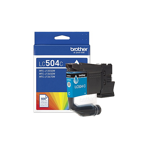 Brother LC504C Cyan Ink Cartridge