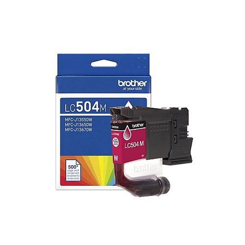 Brother LC504M Magenta Ink Cartridge