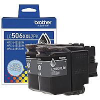 Brother LC506XXL2PK Twin Pack Super High Yield Black Ink Cartridges