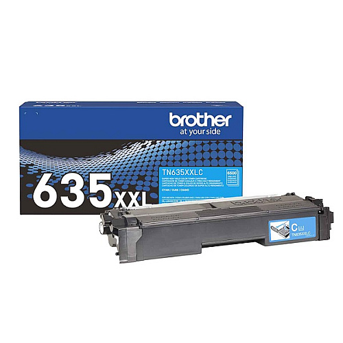 Brother TN635XXLC Super High Yield Cyan Toner Cartridge
