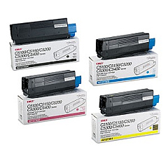 Okidata C5100 Toner Cartridge Set