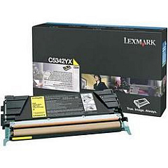 Lexmark C5342YX Yellow Toner Cartridge