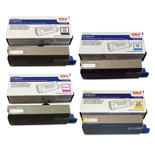 Okidata C711 Toner Cartridge Set