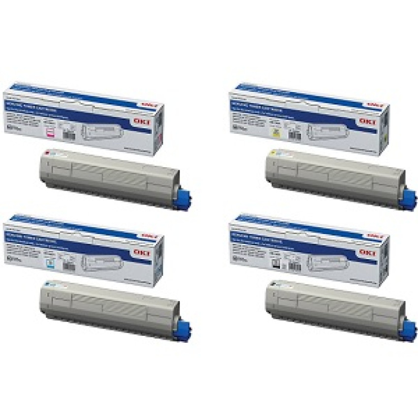 Okidata C831 Toner Cartridge Set | BlueDogInk.com
