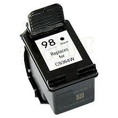 Innovera Remanufactured Black High-Yield Ink, Replacement for 98 (C9364A)