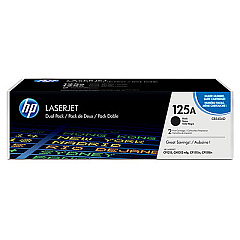 HP CB540AD Black Toner Cartridge Dual Pack