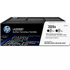 HP CE410XD Black Toner Cartridge Dual Pack