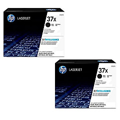 HP 37X High Yield Black Toner Cartridge 2-pack