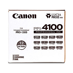 Canon PFI-4100 12-Cartridge Ink Set for imagePROGRAF PRO-1100 (6776C006) Canon PFI-4100 12-Cartridge Ink Set for imagePROGRAF PRO-1100 (6776C006)