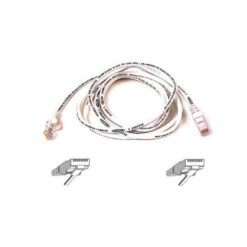Belkin Cat6 Patch Cable Rj45m/rj45m 50ft White (A3L980-50-WHT-S)