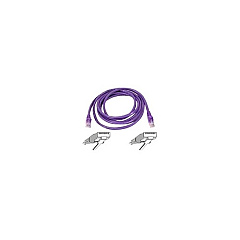 Belkin 7ft Cat5e Snagless Patch Cable Purple (A3L791-07-PUR-S)