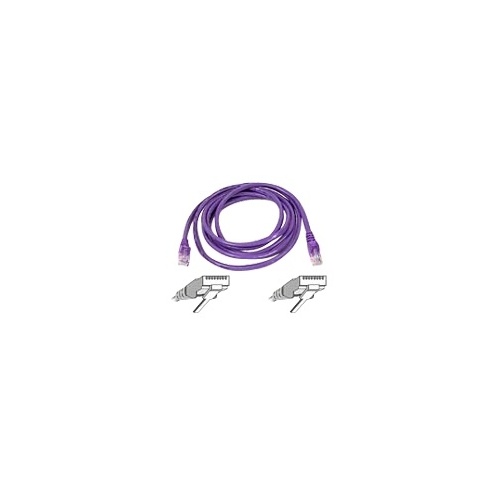 Belkin 7ft Cat5e Snagless Patch Cable Purple (A3L791-07-PUR-S)