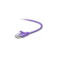 Belkin 15ft Cat5e Snagless Patch Cable Purple (A3L791-15-PUR-S)