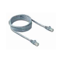 Belkin 15ft Cat5e Snagless Patch Cable Gray (A3L791-15-S)