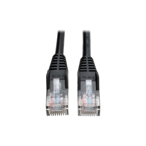 Tripp Lite 25ft Cat5 Snagless Patch Cable M/m Black (N001-025-BK)