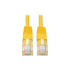 Tripp Lite 5ft Cat5e Molded Patch Cable M/m Yellow (N002005YW)