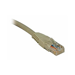 Tripp Lite 10ft Cat5e Molded Patch Cable M/m Gray (N002-010-GY)