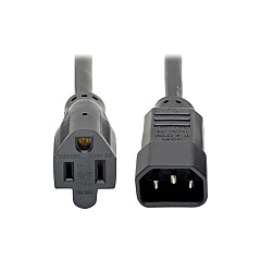 Tripp Lite 2ft Power Cord 13a 16awg C14 To 5-15r (P002-002)