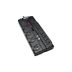 Tripp Lite 12-outlet Surge 8ft Cord 2880j Tel/coax (TLP1208TELTV)