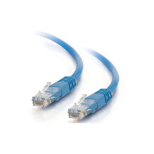 C2G 50ft Cat5e Molded Solid Cbl-blu (15163)