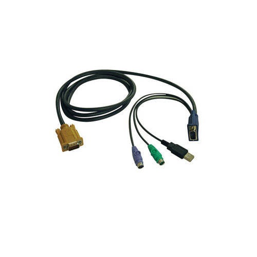 Tripp Lite 15ft Usb Ps/2 Kvm Switch Cable Kit Combo (P778-015)