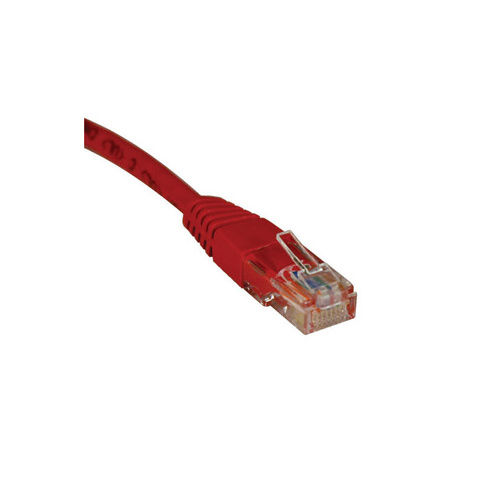 Tripp Lite 1ft Cat5e Molded Patch Cable M/m Red (N002-001-RD)