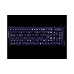 Seal Shield Seal Glow Washable Silicone Keyboard - B (S106G2)