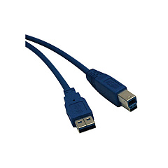 Tripp Lite 3ft Usb Device Cable Superspeed M/m Blue (U322-003)