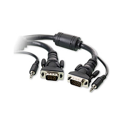 Belkin Vga/uxga Mntr Cbl W/audio Hd15m/m; (F3X1982-50)