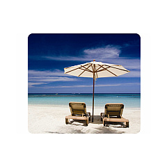 Fellowes Recycled Optical Mousepad - Beach Chairs (5909501) Fellowes Recycled Optical Mousepad - Beach Chairs (5909501)