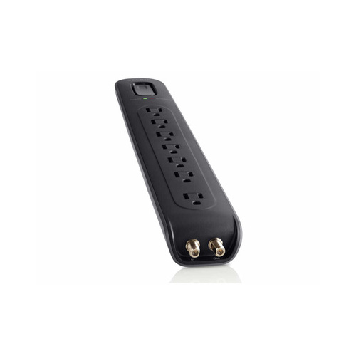 Belkin 7-outlet Power Strip Surge Protector W (BV107030-04-BLK)
