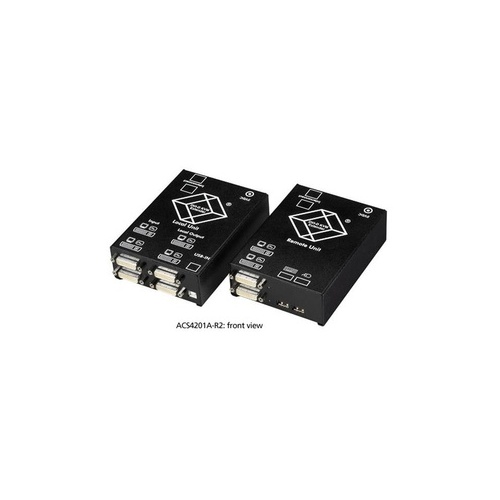 Black Box Kvm Extender - Dual-d, Usb Hid, Local Pass Thru, Catx, Gsa, Taa (ACS4201A-R2)