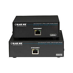 Black Box Catx Usb Kvm Extender - Single-head Vga, With Serial And Audio, Gsa, Taa (ACU6022A)