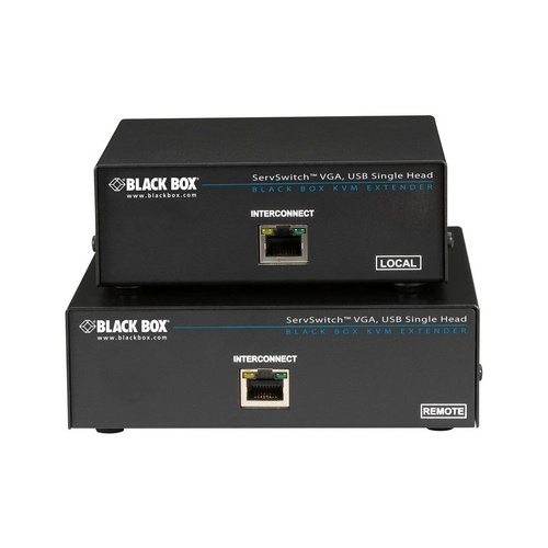 Black Box Catx Usb Kvm Extender - Single-head Vga, With Serial And Audio, Gsa, Taa (ACU6022A)