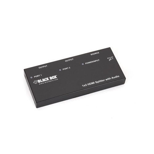 Black Box Hdmi Splitter With Audio - 1x2, Gsa, Taa (AVSP-HDMI1X2)