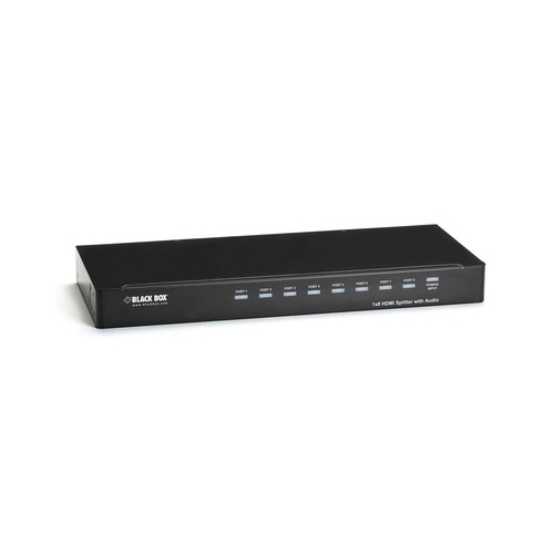 Black Box Hdmi Splitter With Audio - 1x8, Gsa, Taa (AVSP-HDMI1X8)