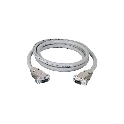 Black Box Rs232 Shielded Cable - Metal Hood, Db9 Female/female, 10-ft. (3.0-m) (EDN12H-0010-FF)