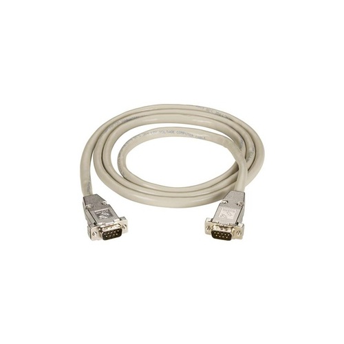 Black Box Rs232 Shielded Cable - Metal Hood, Db9 Male/male, 75-ft. (22.8-m) (EDN12H-0075-MM)
