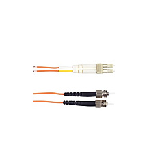 Black Box Om1 62.5/125 Multimode Fiber Optic Patch Cable - Ofnr Pvc, St To Lc, Orange, 1-m (3.2-ft.) (EFN110-001M-STLC) Black Box Om1 62.5/125 Multimode Fiber Optic Patch Cable - Ofnr Pvc, St To Lc, Orange, 1-m (3.2-ft.) (EFN110-001M-STLC)